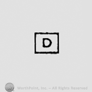 Letter D inside a square.