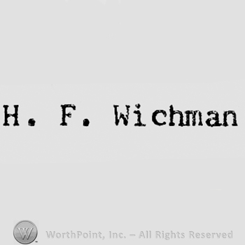 Letters H.F.WICHMAN.