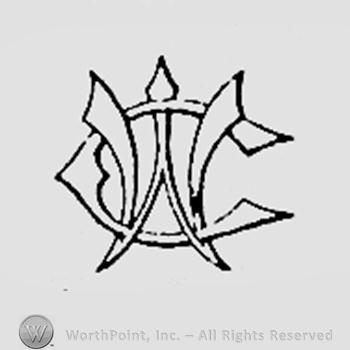 Monogram of letters W and C.