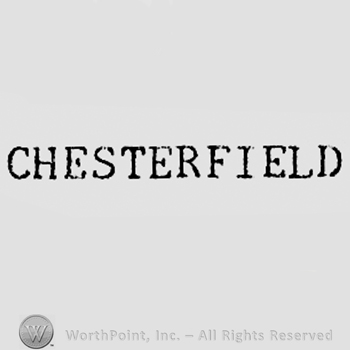 Word CHESTERFIELD.