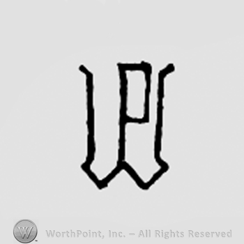 Monogram of letters W and P.