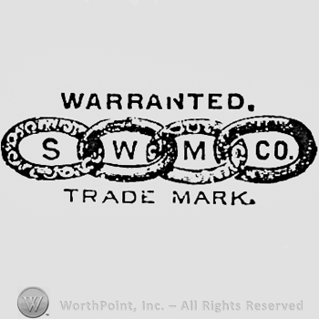 Letters S.W.M and CO each inside a ring.