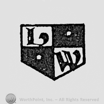 Letters L and W on a shield.