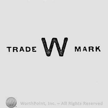 Words TRADE MARK and letter W.