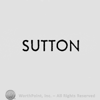 Word SUTTON.