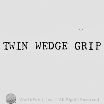 Words TWIN WEDGE GRIP.