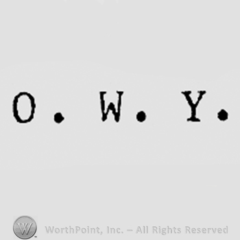 Letters O,W,Y.