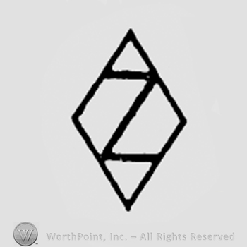 Letter Z inside a diamond.