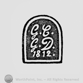 GC and GD written ; date 1812