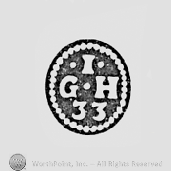 Initials J GH and number 33.