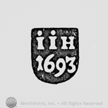 Initials JJH  and date 1693.