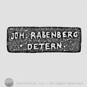 Joh Rabenberg Detern written.