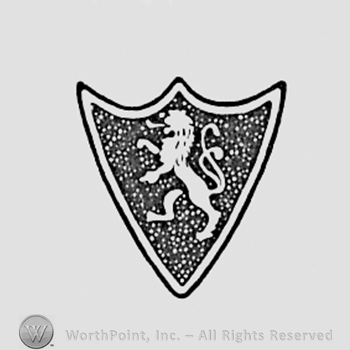 Shield with a lion inside.