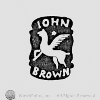 Horse with wings and John Brown written.