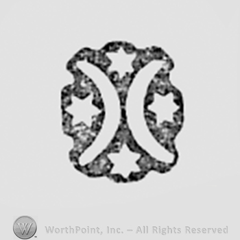 Symbol made from two crescents and four stars.