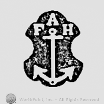Anchor and initials FAH.