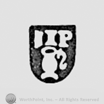 Kettle and initials I I P.