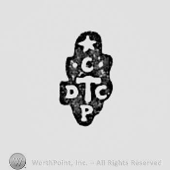 Letter T surrounded by letters DPCC; star above.