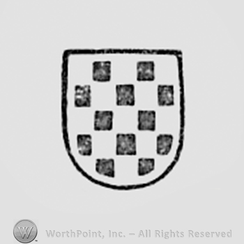 Shield with chess subject.
