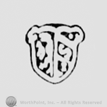 Half bird and letters SI on a shield.