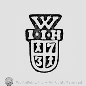 Year 1731 on a shield and letters IIH W above.