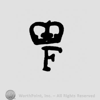 Letter F with crown.