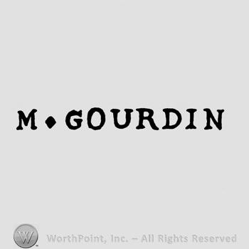 M Gourdin written.
