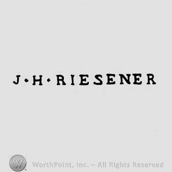 J H Riesener written.