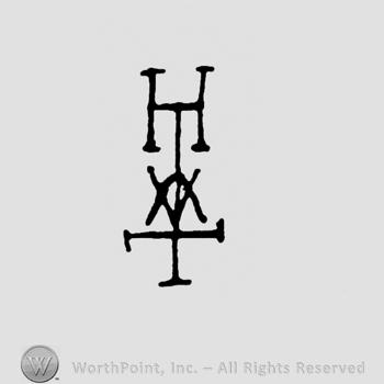 Monogram of letters HAT.