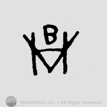 Monogram of letters HVB.