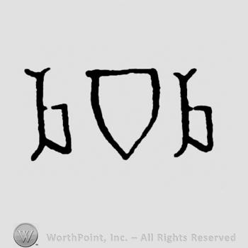 Two letters B with a shield in the middle.