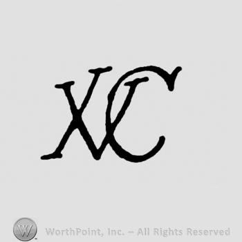 Monogram of letters XVC