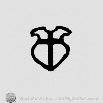Shield with cross inside.