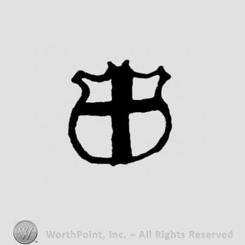 Shield with cross inside.