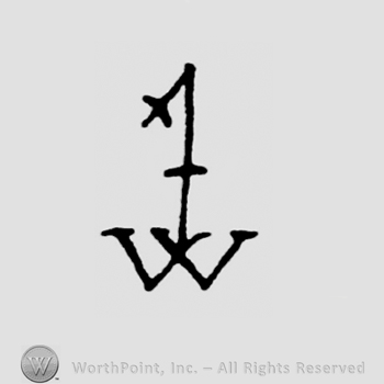 Monogram of letters AW.