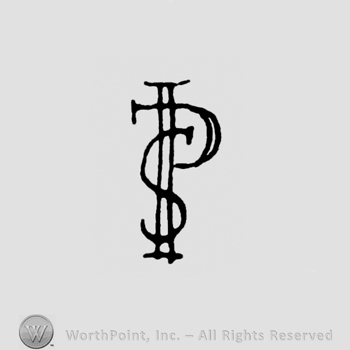 Monogram of letters PS.