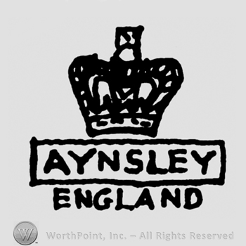 Crown with Aynsley England written below.