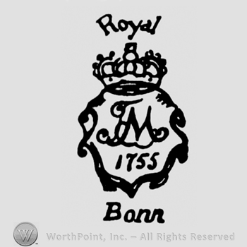 Crown and word Royal on top;TM 1755 in the middle;word Bonn at the bottom.