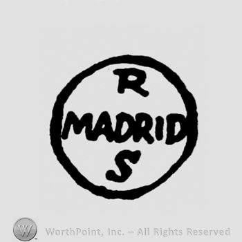 Circle with  RS Madrid written inside.