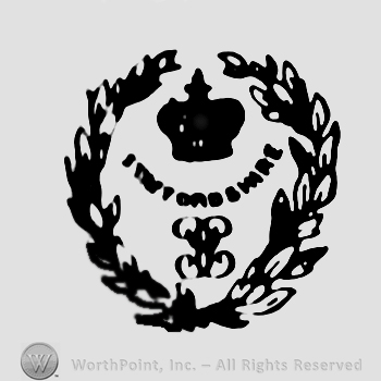Crown with cross inside a wreath;word Staffordshire in the middle.