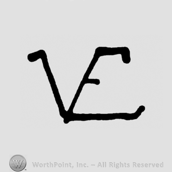 Letters VE conjoined.