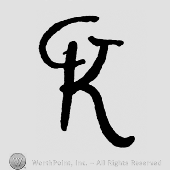 Letters CK conjoined.