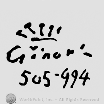 Ginori with crown;505 - 494 written below.