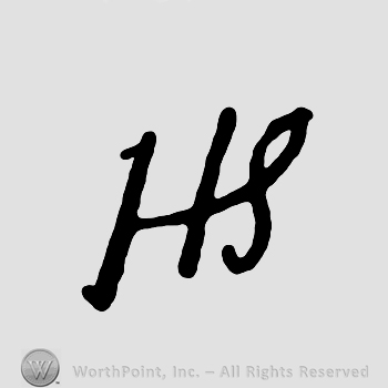 Letters HS conjoined.