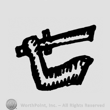 Arm with sword.