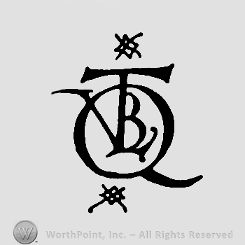 Monogram of letters TVBQ.