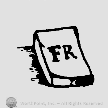 Stone with letters FR.