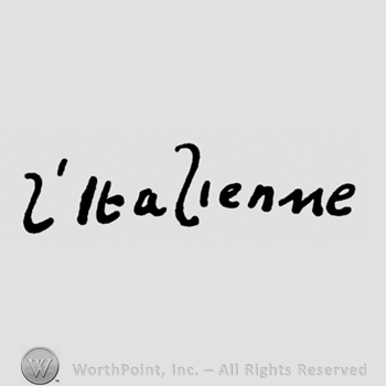 L'Italienne written.
