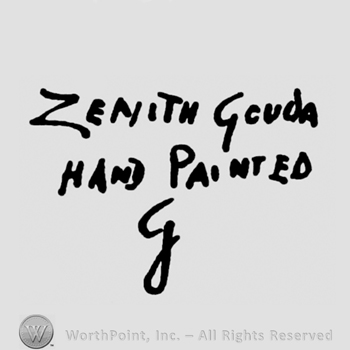 Zenith Gouda Hand Painted G written.