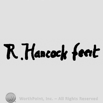 R Hancock fecit written.